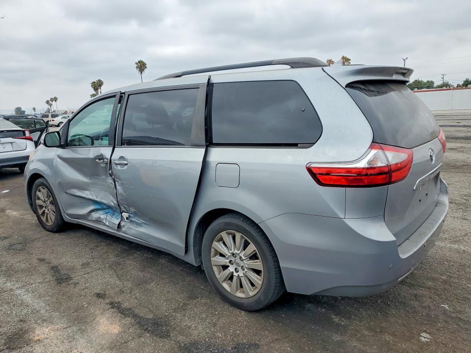 2015 Toyota Sienna VIN 5TDYK3DC6FS648628 COPART salvage auction — SIDE, Ca - Salvage Certificate, sold $6,700 on 2026-07-17 (photo 2)