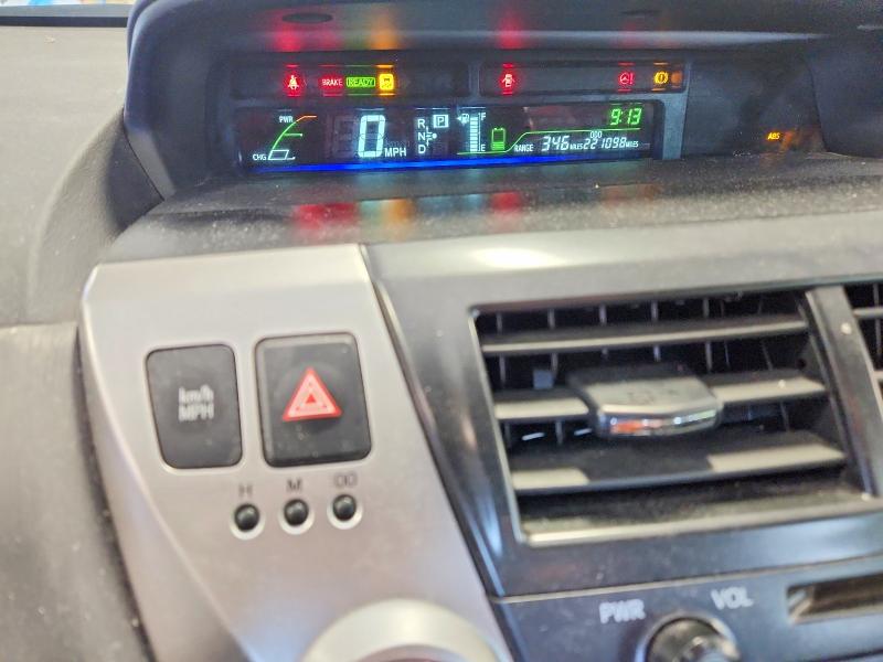 2014 Toyota Prius v VIN JTDZN3EU3EJ014255 COPART salvage auction — FRONT END, Mn - Cert Of Title-Prior Salvage, sold $1,300 on 2026-07-16 (photo 9)