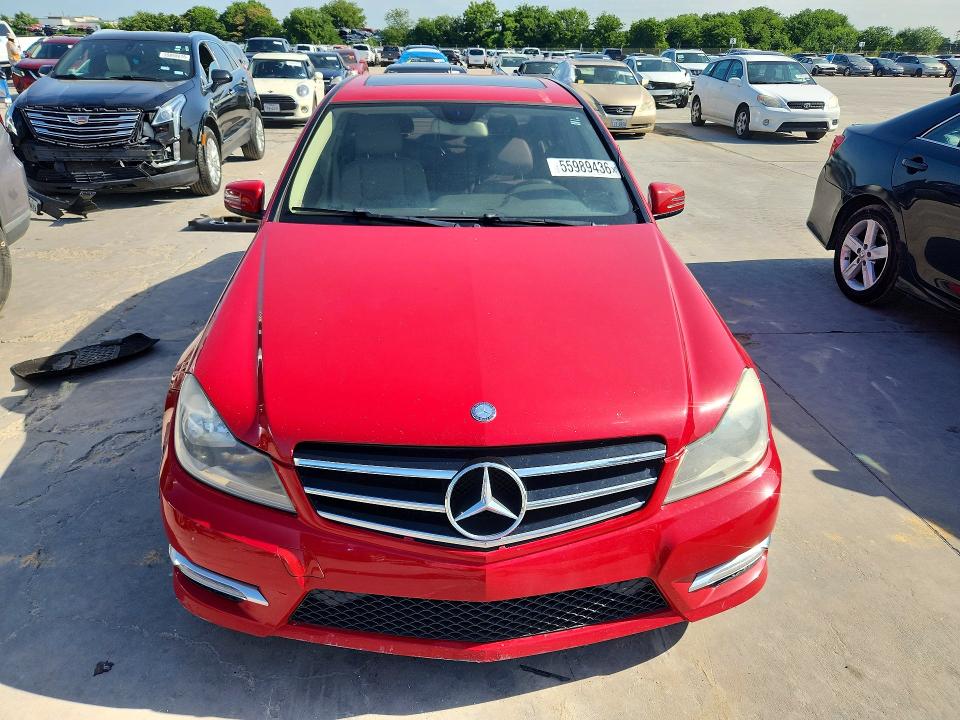 2014 Mercedes-benz VIN WDDGF4HBXER311387 COPART salvage auction — FRONT END, Mt - Certificate Of Title, sold $600 on 2026-07-30 (photo 5)