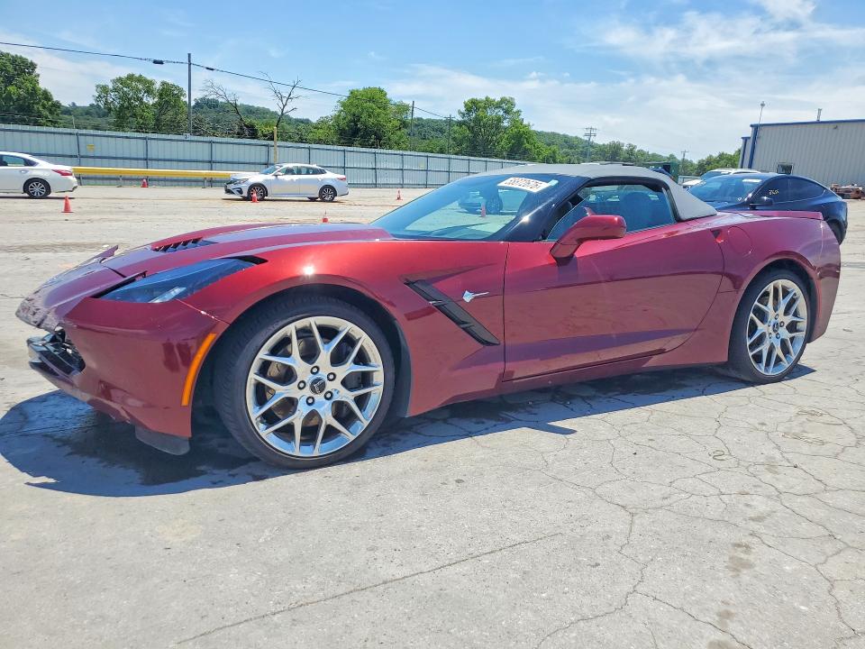 2019 Chevrolet Corvette VIN 1G1YK3D70K5101754 COPART salvage auction — FRONT END, Tn - Salvage Certificate, sold $20,400 on 2026-07-29 (photo 1)