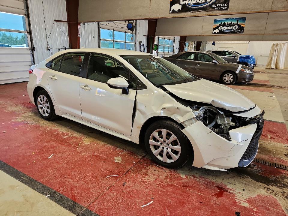 2021 Toyota Corolla VIN JTDEPMAE3MJ175586 COPART salvage auction — FRONT END, Ny - Mv-907A Salvage Certificate, sold $4,750 on 2026-07-20 (photo 4)