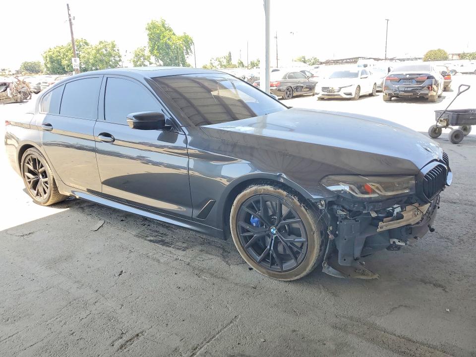 2023 BMW 5er VIN WBA53BJ0XPWY06181 COPART salvage auction — FRONT END, Ca - Salvage Certificate, sold $17,700 on 2026-07-16 (photo 4)