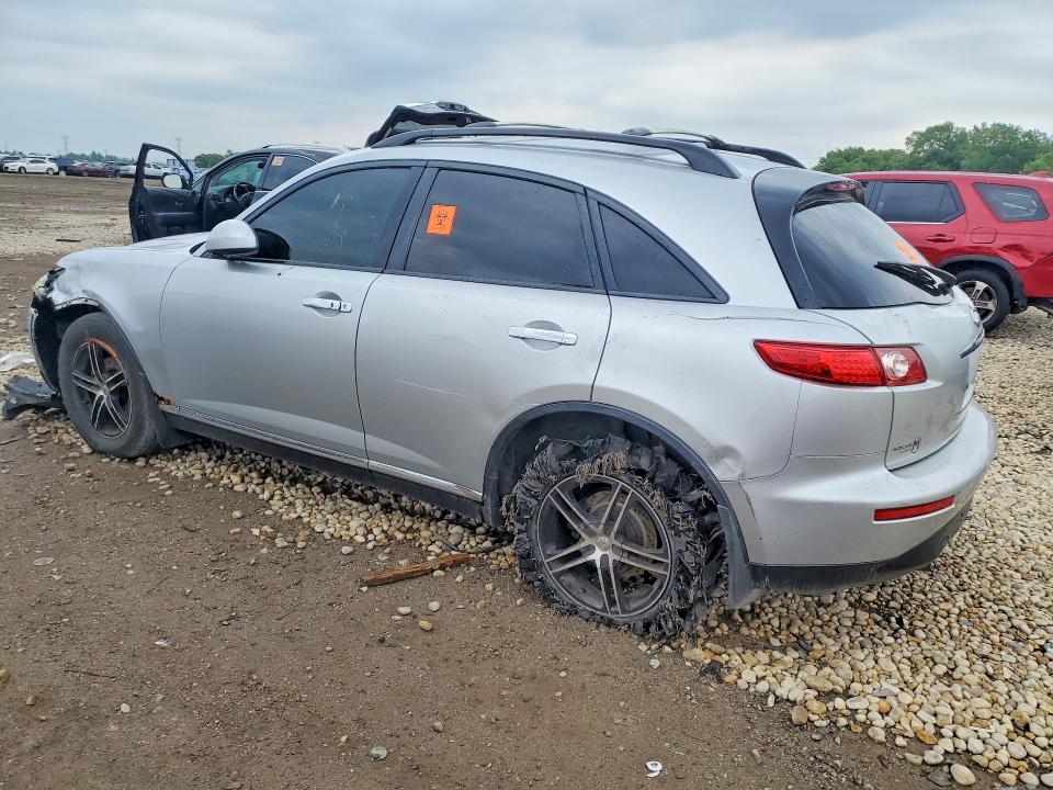 2008 Infiniti Fx35 VIN JNRAS08W38X208903 COPART salvage auction — SIDE, IL - SALVAGE CERTIFICATE, sold $225 on 2026-07-10 (photo 2)
