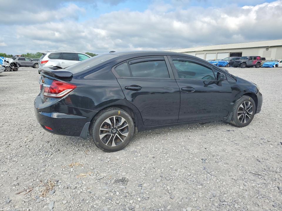 2013 Honda Civic VIN 19XFB2F9XDE239395 COPART salvage auction — FRONT END, Tn - Salvage Certificate, sold $3,550 on 2026-07-02 (photo 3)