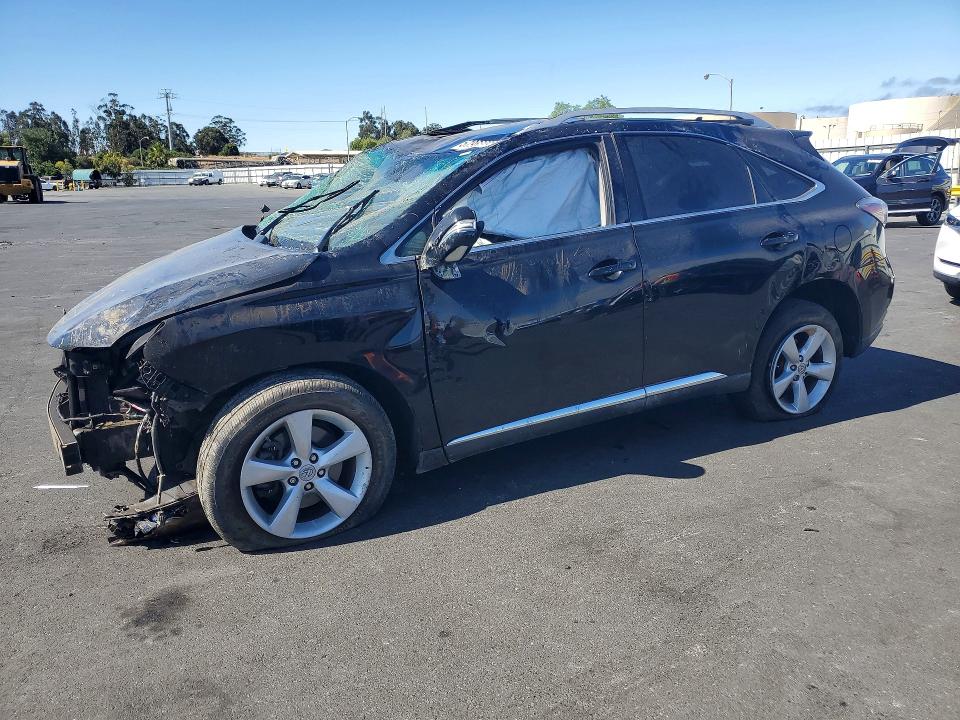 2010 Lexus Rx VIN JTJZK1BA3A2401476 COPART salvage auction — ROLLOVER, Ca - Salvage Certificate, sold $350 on 2026-07-20 (photo 1)