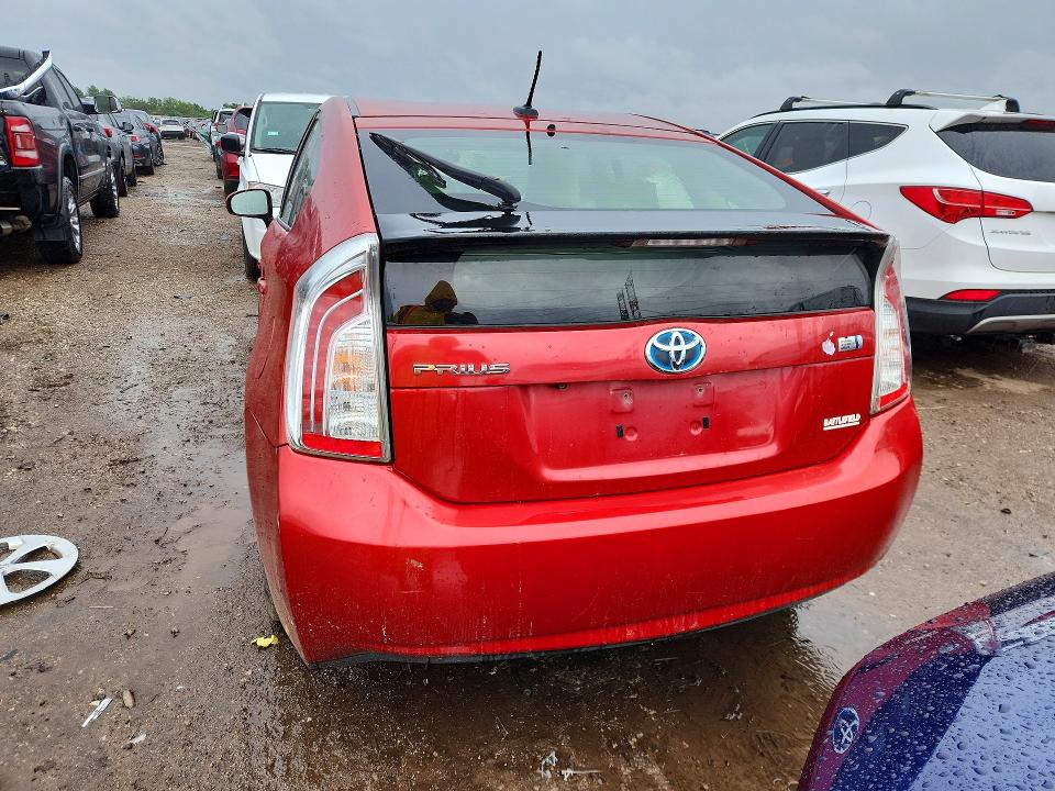 2012 Toyota Prius VIN JTDKN3DUXC5412913 COPART salvage auction — NORMAL WEAR, IN - CERTIFICATE OF TITLE, sold $1,600 on 2026-07-09 (photo 6)