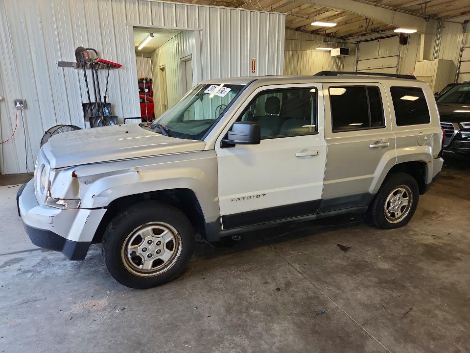 2011 Jeep Patriot VIN 1J4NF1GB9BD258587 — COPART salvage auction photo