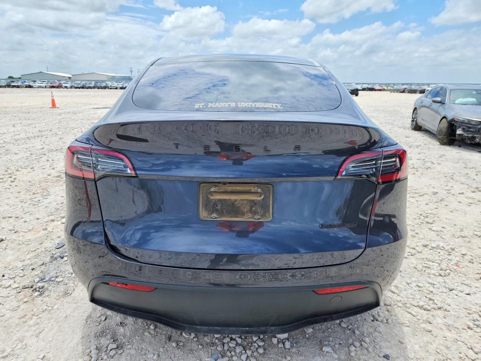 2024 Tesla Model y VIN 7SAYGDEE4RA283351 COPART salvage auction — FRONT END, Tx - Salvage Vehicle Title, sold $7,100 on 2026-07-16 (photo 6)