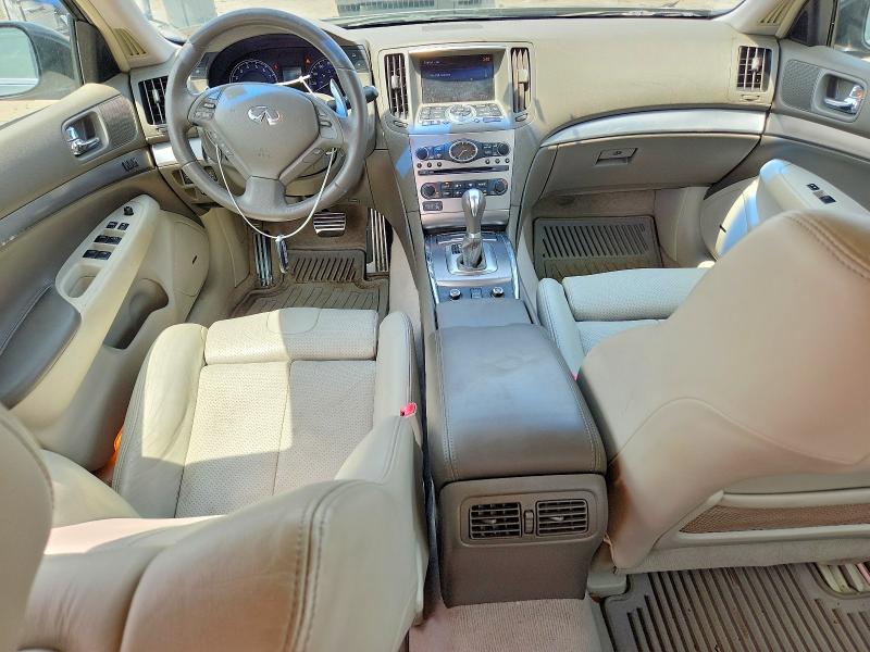 2010 Infiniti G37 VIN JN1CV6AR0AM455085 COPART salvage auction — REAR END, Va - Certificate Of Title, sold $3,000 on 2026-07-15 (photo 8)