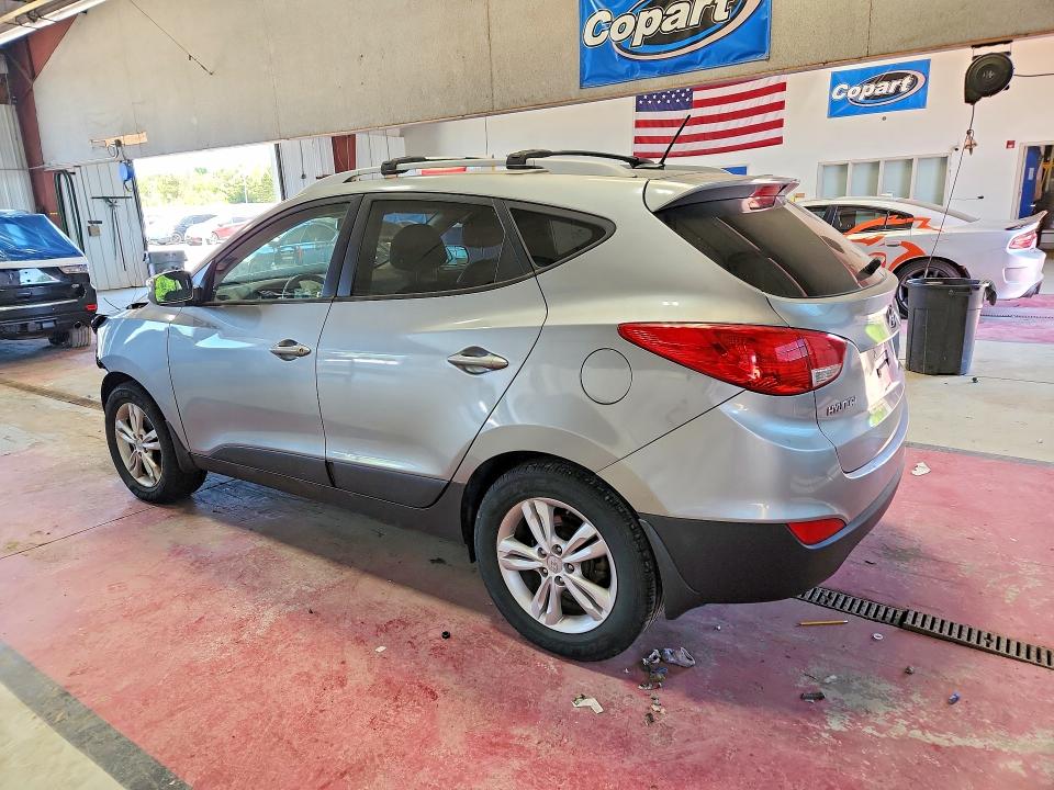 2013 Hyundai Tucson VIN KM8JUCAC4DU594055 COPART salvage auction — FRONT END, Pa - Certificate Of Salvage, sold $2,050 on 2026-07-20 (photo 2)