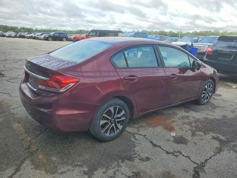 2014 Honda Civic VIN 19XFB2F88EE033999 COPART salvage auction — FRONT END, GA - CERTIFICATE OF TITLE, sold $1,650 on 2026-07-02 (photo 3)
