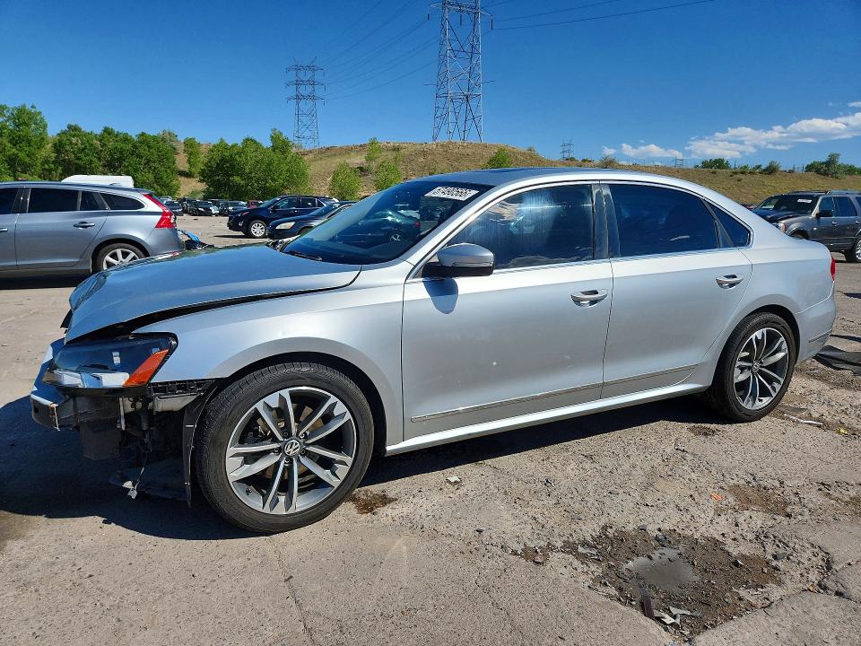 2014 Volkswagen VIN 1VWCN7A32EC046870 COPART salvage auction — FRONT END, Nm - Cert Of Title-Salvage, sold $2,400 on 2026-07-22 (photo 1)