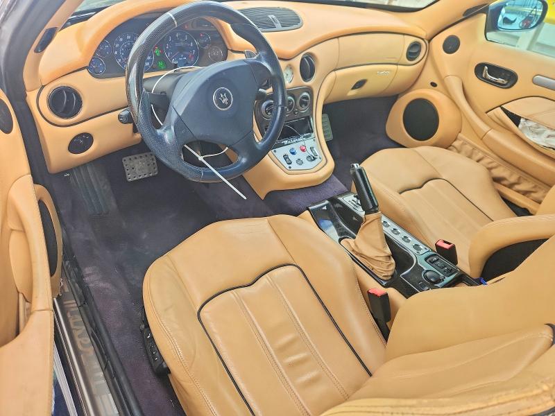 2006 Maserati Gransport spyder VIN ZAMEB18A960025454 COPART salvage auction — MECHANICAL, TX - SALVAGE VEHICLE TITLE (P), sold $15,000 on 2026-07-17 (photo 8)