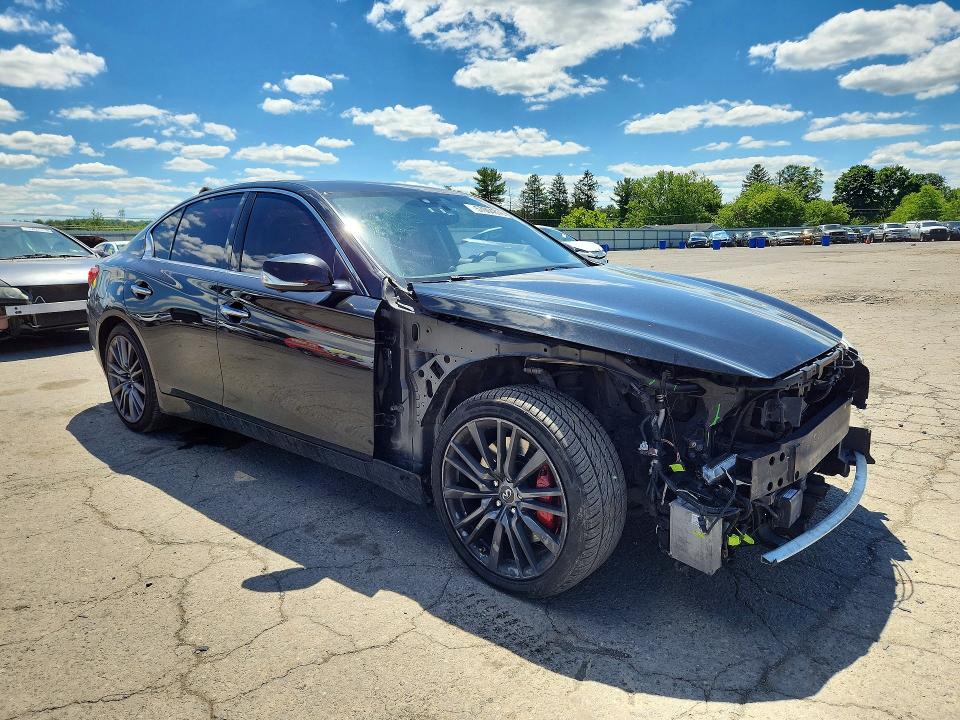 2017 Infiniti VIN JN1FV7AR0HM870968 COPART salvage auction — FRONT END, Pa - Certificate Of Salvage, sold $2,700 on 2026-07-17 (photo 4)