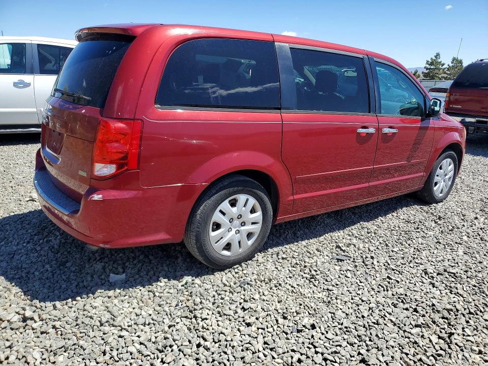 2015 Dodge Caravan VIN 2C4RDGBG7FR709635 COPART salvage auction — FRONT END, Nv - Certificate Of Title, sold $500 on 2026-07-09 (photo 3)