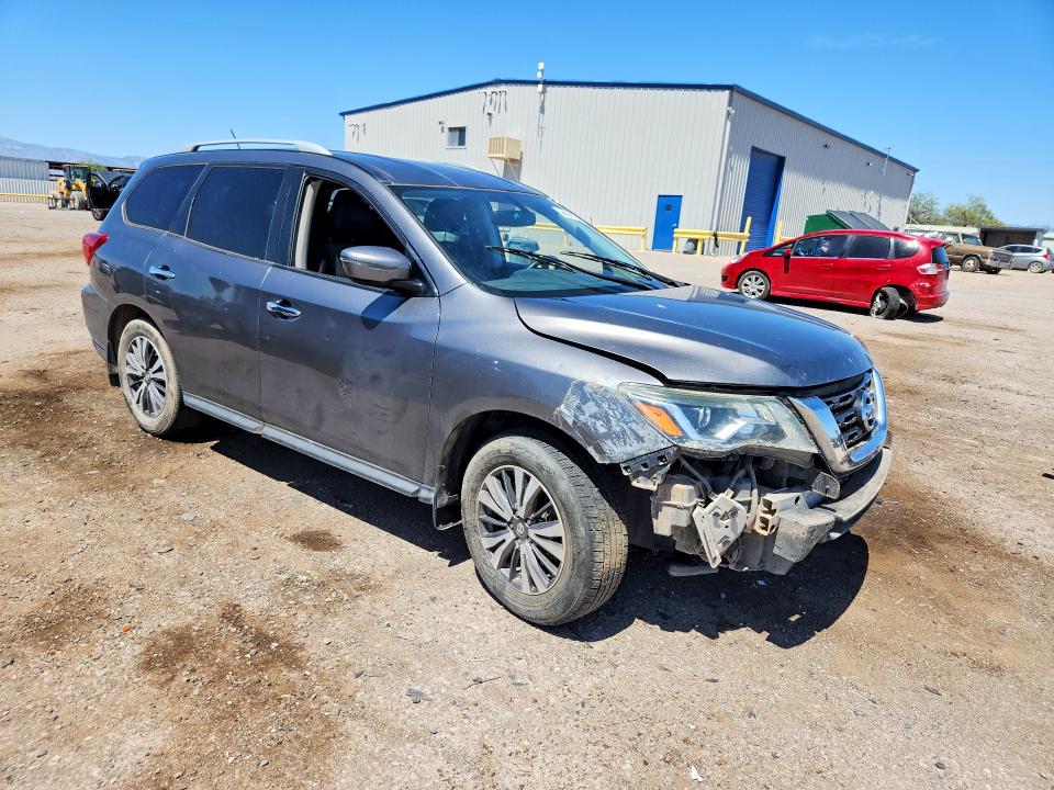 2017 Nissan Pathfinder VIN 5N1DR2MN6HC901985 COPART salvage auction — FRONT END, Az - Certificate Of Title, sold $450 on 2026-07-10 (photo 4)
