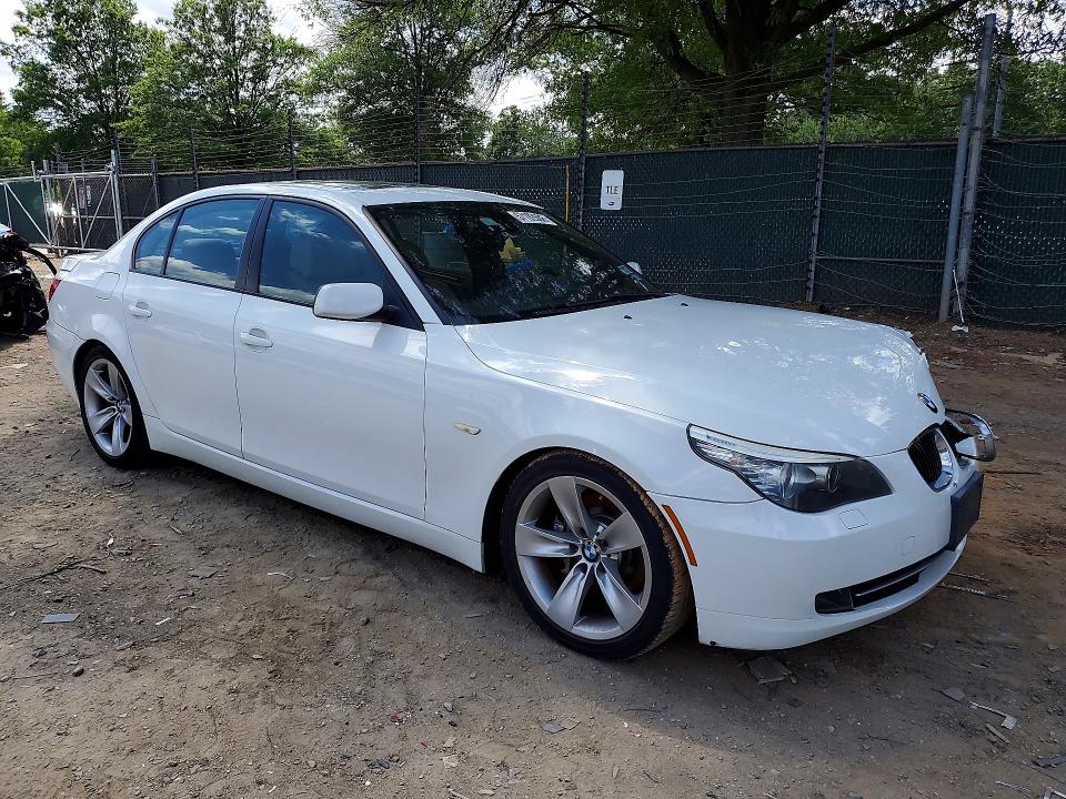 2010 BMW 5 series VIN WBANU5C55AC125071 COPART salvage auction — FRONT END, Md - Cert Of Salvage > 75% Damage, sold $375 on 2026-07-07 (photo 4)