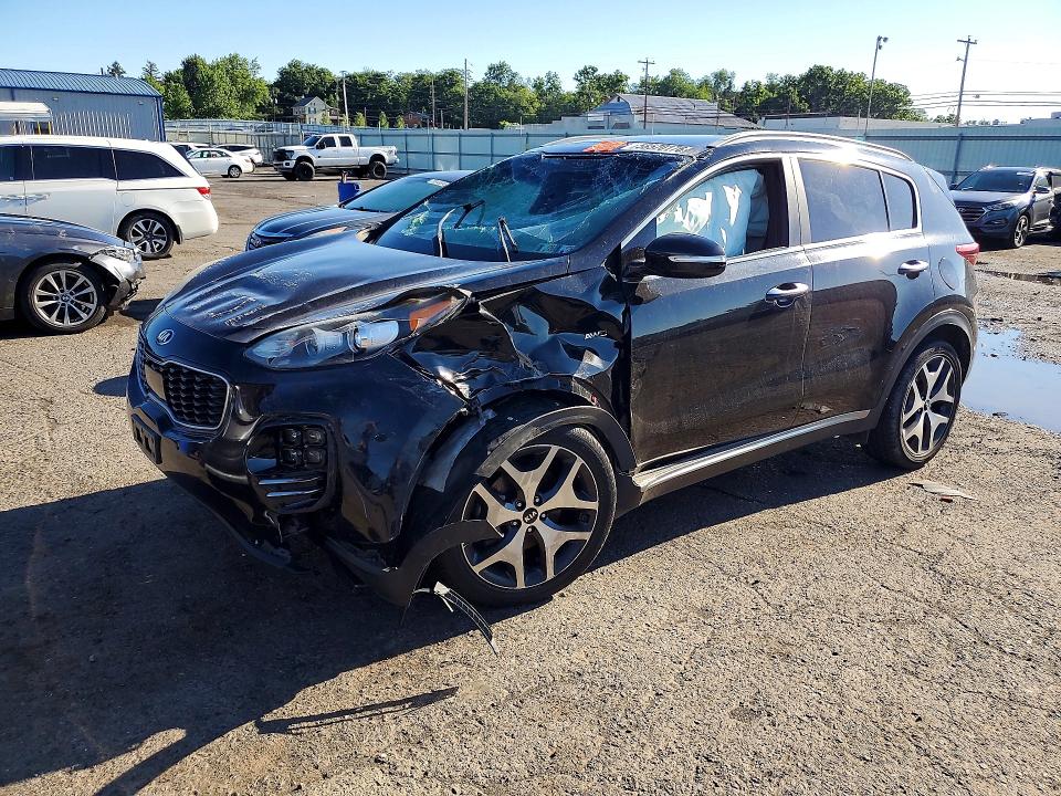 2017 Kia Sportage VIN KNDPRCA60H7094750 COPART salvage auction — ROLLOVER, Pa - Certificate Of Salvage, sold $1,950 on 2026-07-10 (photo 1)