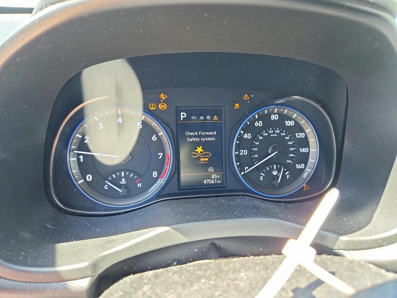 2022 Hyundai Kona VIN KM8K6CAB0NU922384 COPART salvage auction — HAIL, Pa - Certificate Of Salvage, sold $5,300 on 2026-07-16 (photo 9)