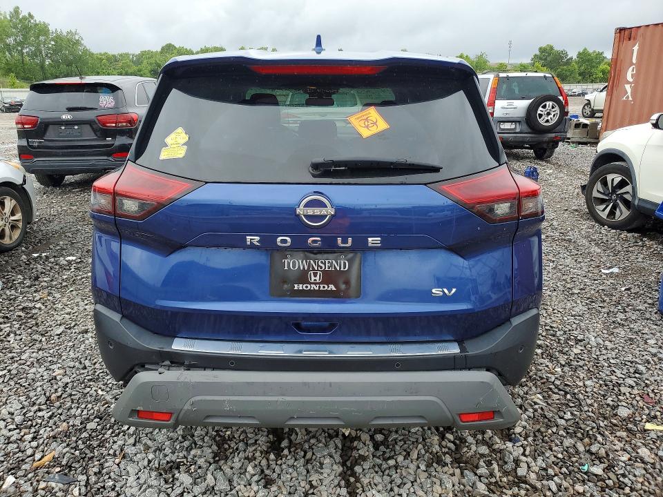 2023 Nissan Rogue VIN JN8BT3BA5PW003821 COPART salvage auction — WATER/FLOOD, Al - Cert Of Title-Flood Salvage, sold $150 on 2026-07-28 (photo 6)