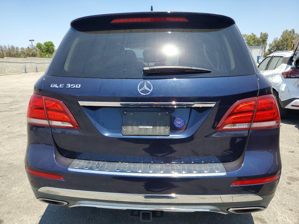 2017 Mercedes-benz Gle class VIN 4JGDA5JB4HA821423 COPART salvage auction — MINOR DENT/SCRATCHES, Mt - Dis/Dlr/Exp Only Clean Title, sold $6,300 on 2026-07-02 (photo 6)