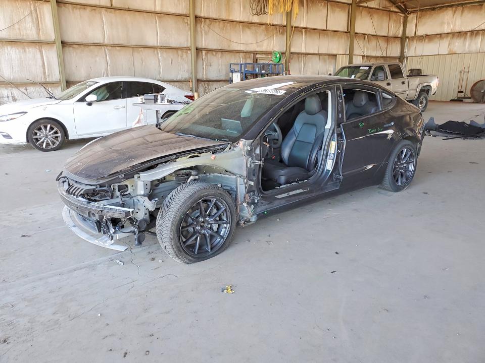 2022 Tesla Model 3 VIN 5YJ3E1EB3NF313969 COPART salvage auction — FRONT END, Az - Cert Of Title - Salvage, sold $6,300 on 2026-07-08 (photo 1)