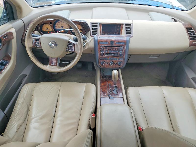 2003 Nissan Murano VIN JN8AZ08W53W209825 COPART salvage auction — FRONT END, Pa - Certificate Of Salvage, sold $400 on 2026-07-08 (photo 8)