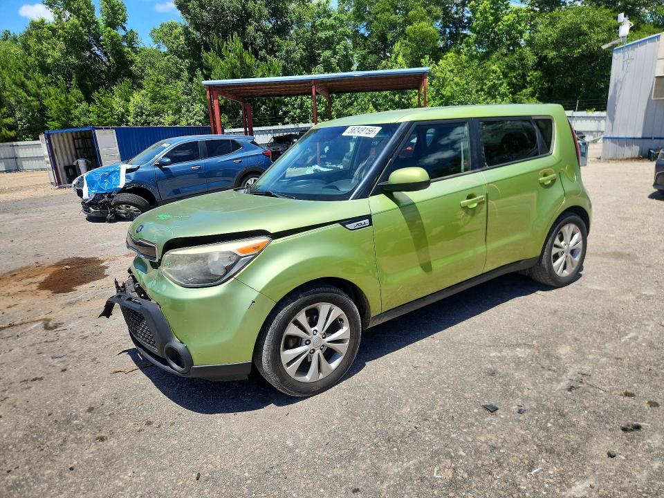 2015 Kia Soul VIN KNDJP3A53F7771712 COPART salvage auction — FRONT END, Fl - Cert Of Title Slvg Rebuildable, sold $900 on 2026-07-06 (photo 1)