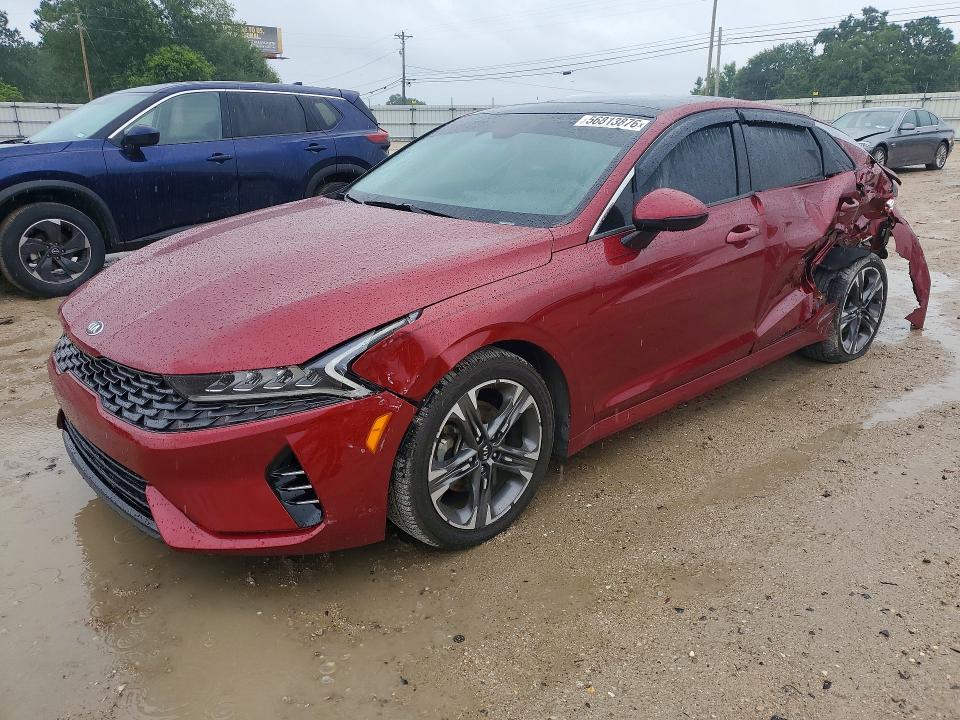 2021 Kia K5 VIN 5XXG34J2XMG014294 COPART salvage auction — SIDE, FL - CERTIFICATE OF DESTRUCTION, sold $2,000 on 2026-07-02 (photo 1)