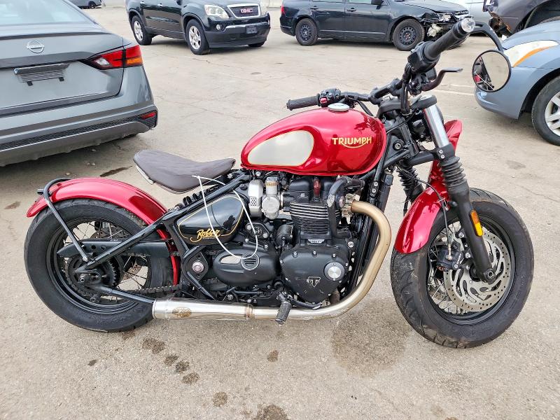 2022 Triumph motorcycle Bonneville VIN SMTD53HL0NTAW7274 COPART salvage auction — FRONT END, IL - SALVAGE CERTIFICATE, sold $2,650 on 2026-07-30 (photo 1)