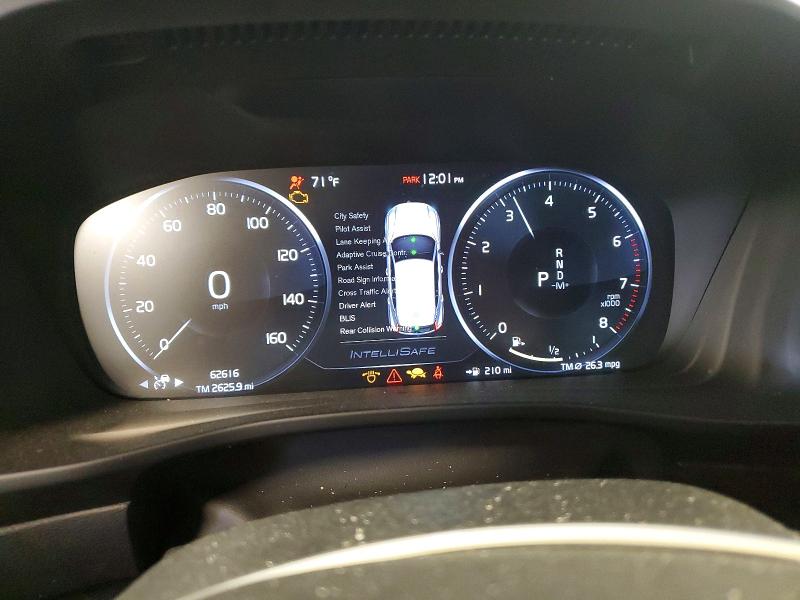 2019 Volvo VIN YV4162UM4K2128161 COPART salvage auction — FRONT END, Mn - Cert Of Title-Salvage, sold $250 on 2026-07-30 (photo 9)