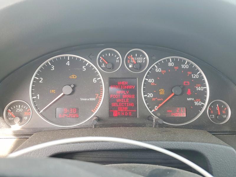 2005 Audi Allroad VIN WA1YD64B55N027172 COPART salvage auction — REAR END, WA - BILL OF SALE, sold $425 on 2026-07-29 (photo 9)