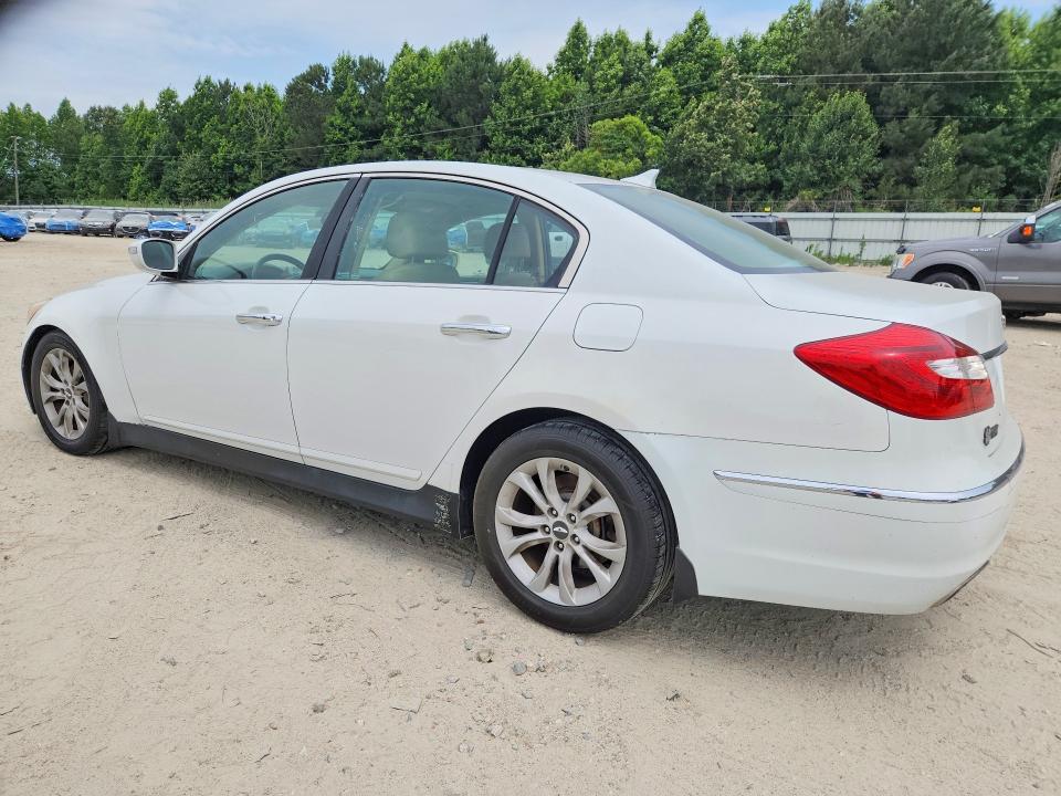 2012 Hyundai Genesis VIN KMHGC4DD1CU198915 COPART salvage auction — SIDE, VA - CERT OF TITLE - SALVAGE, sold $500 on 2026-07-28 (photo 2)