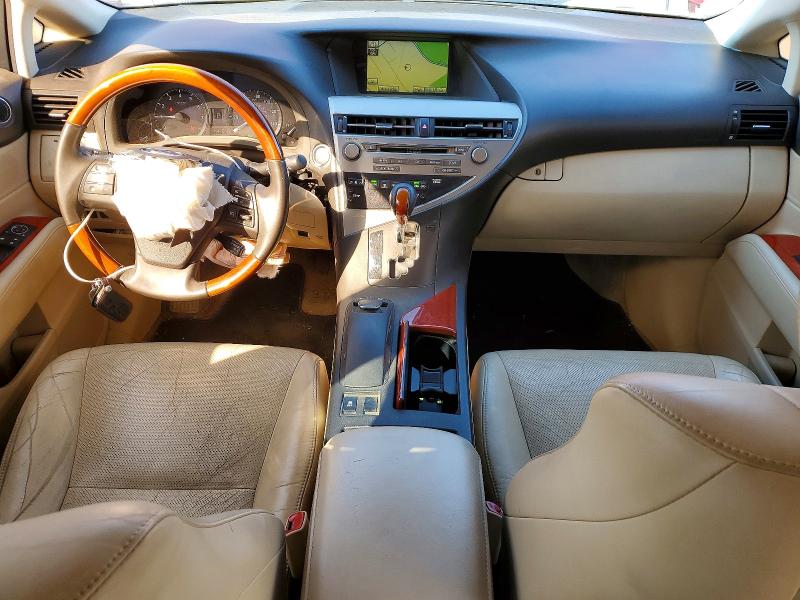 2010 Lexus Rx VIN JTJZK1BA3A2001112 COPART salvage auction — FRONT END, CA - SALVAGE CERTIFICATE, sold $3,200 on 2026-07-02 (photo 8)