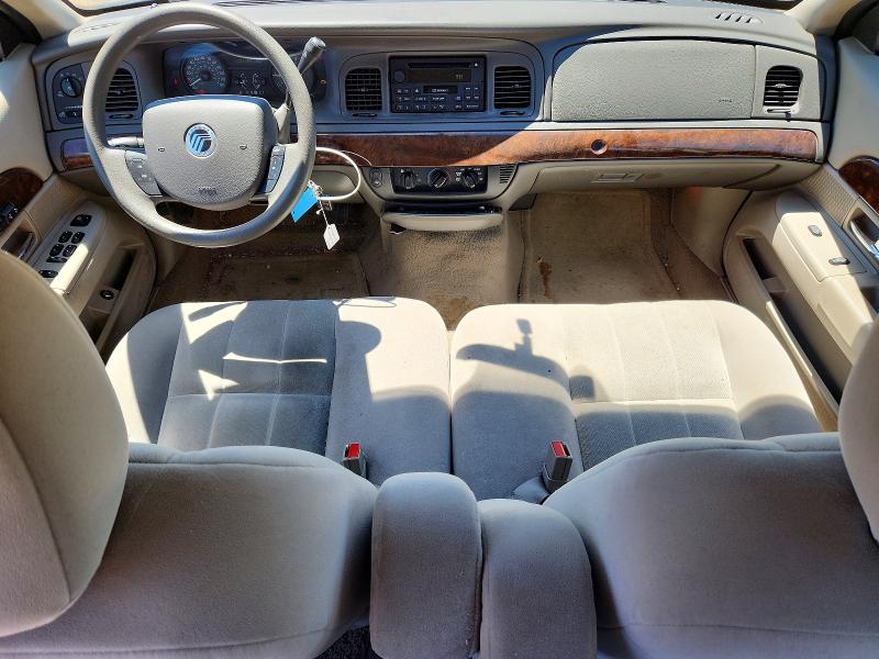 2006 Mercury Grand marquis VIN 2MEFM74V66X627002 COPART salvage auction — FRONT END, Oh - Cert Of Title-Salvage, sold $525 on 2026-07-09 (photo 8)