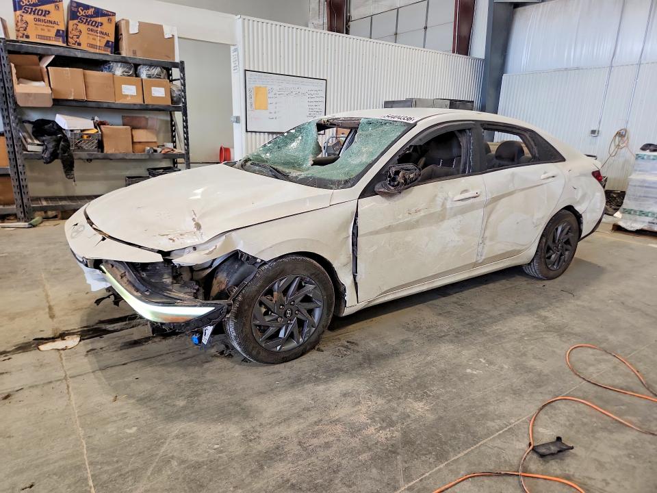 2024 Hyundai Elantra VIN KMHLM4DG1RU676930 COPART salvage auction — FRONT END, Ne - Cert Of Title-Salvage, sold $1,050 on 2026-07-07 (photo 1)