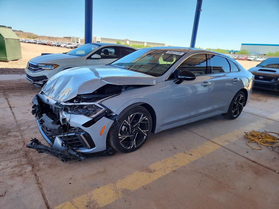 2025 Kia K5 VIN KNAG64J72S5326983 COPART salvage auction — FRONT END, Az - Cert Of Title - Salvage, sold $175 on 2026-07-30 (photo 1)