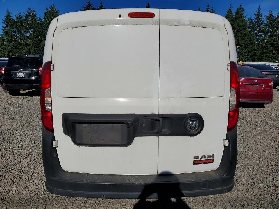 2021 Ram Promaster city VIN ZFBHRFAB9M6U34662 COPART salvage auction — FRONT END, WA - BILL OF SALE, sold $1,150 on 2026-07-24 (photo 6)