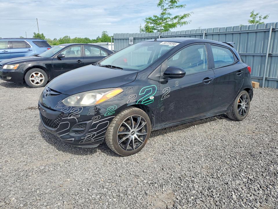 2011 Mazda 2 VIN JM1DE1HY1B0104289 COPART salvage auction — REAR END, On - Permit No Brand - Unfit, sold $525 on 2026-07-09 (photo 1)