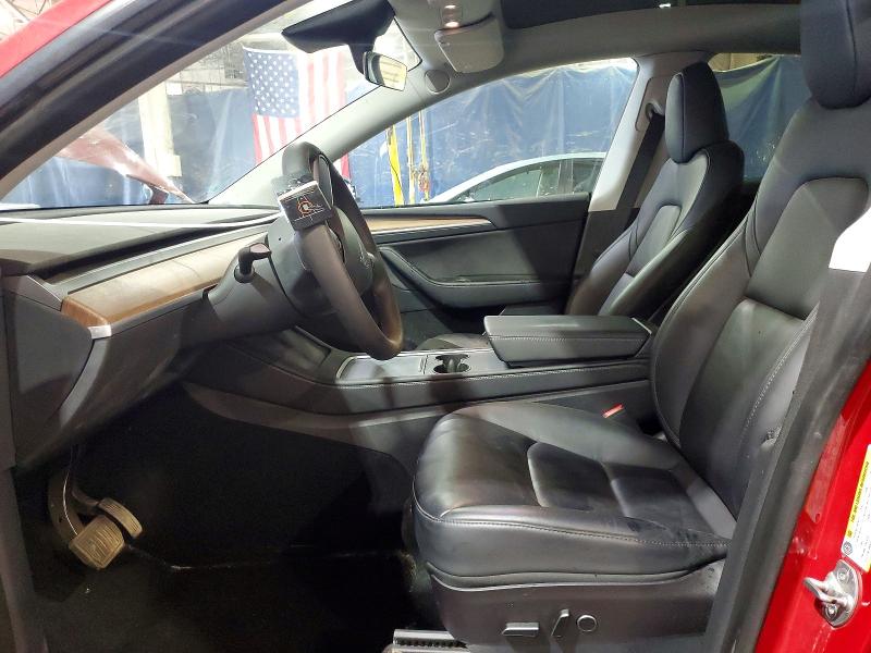 2023 Tesla Model y VIN 7SAYGDEE7PF686174 COPART salvage auction — SIDE, Mi - Cert Of Title-Salvage Vehicle, sold $10,500 on 2026-07-10 (photo 7)