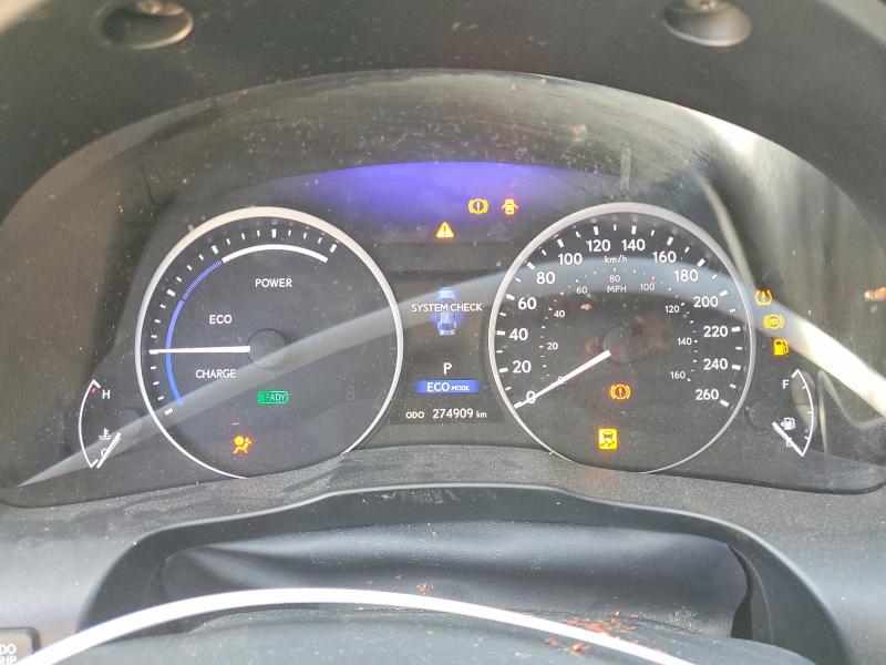 2013 Lexus Es 300h VIN JTHBW1GG2D2010487 COPART salvage auction — UNDERCARRIAGE, On - Permit Salvage, sold $1,750 on 2026-07-14 (photo 9)