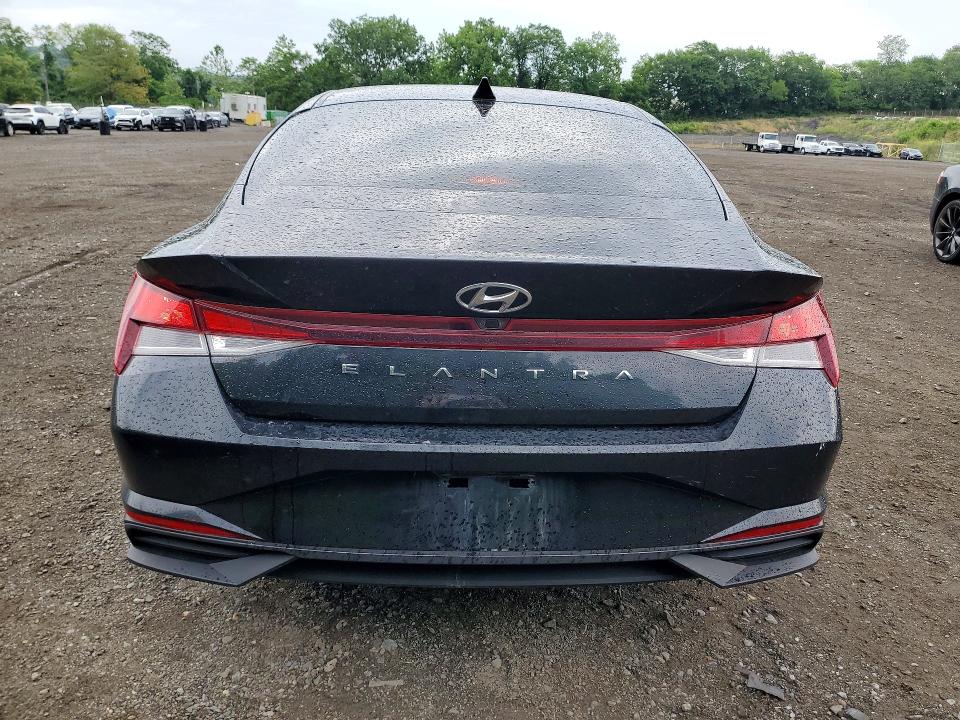 2022 Hyundai Elantra VIN 5NPLM4AG9NH057490 COPART salvage auction — FRONT END, Ny - Mv-907A Salvage Certificate, sold $2,450 on 2026-07-28 (photo 6)