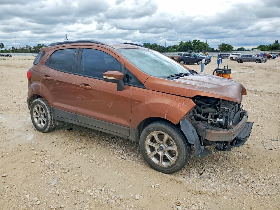 2018 Ford Ecosport VIN MAJ3P1TE8JC168836 COPART salvage auction — FRONT END, Tx - Salvage Vehicle Title, sold $1,000 on 2026-07-09 (photo 4)