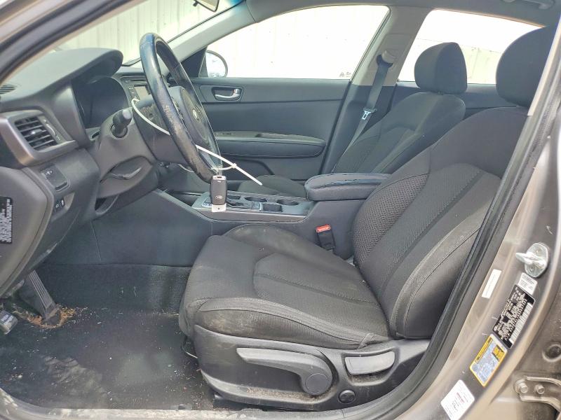 2016 Kia Optima VIN 5XXGT4L16GG087302 COPART salvage auction — MECHANICAL, Tx - Certificate Of Title, sold $995 on 2026-07-09 (photo 7)