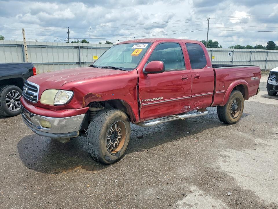 2001 Toyota Tundra VIN 5TBBT48171S192402 COPART salvage auction — FRONT END, AL - CERT OF TITLE-SALVAGE TITLE, sold $1,550 on 2026-07-16 (photo 1)