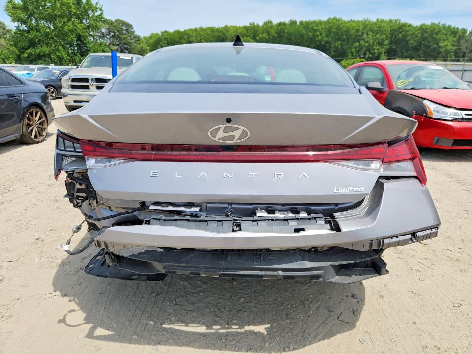 2025 Hyundai Elantra VIN KMHLP4DGXSU931152 COPART salvage auction — REAR END, Va - Cert Of Title - Salvage, sold $8,700 on 2026-07-16 (photo 6)