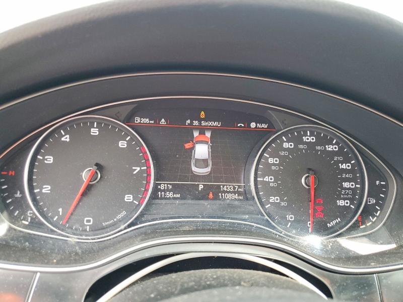 2014 Audi A7 VIN WAU2GAFCXEN063545 COPART salvage auction — FRONT END, Mi - Certificate Of Title, sold $2,350 on 2026-07-02 (photo 9)