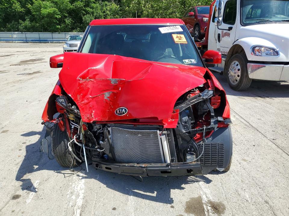 2011 Kia Soul VIN KNDJT2A23B7215146 COPART salvage auction — FRONT END, Pa - Certificate Of Salvage, sold $100 on 2026-07-23 (photo 5)