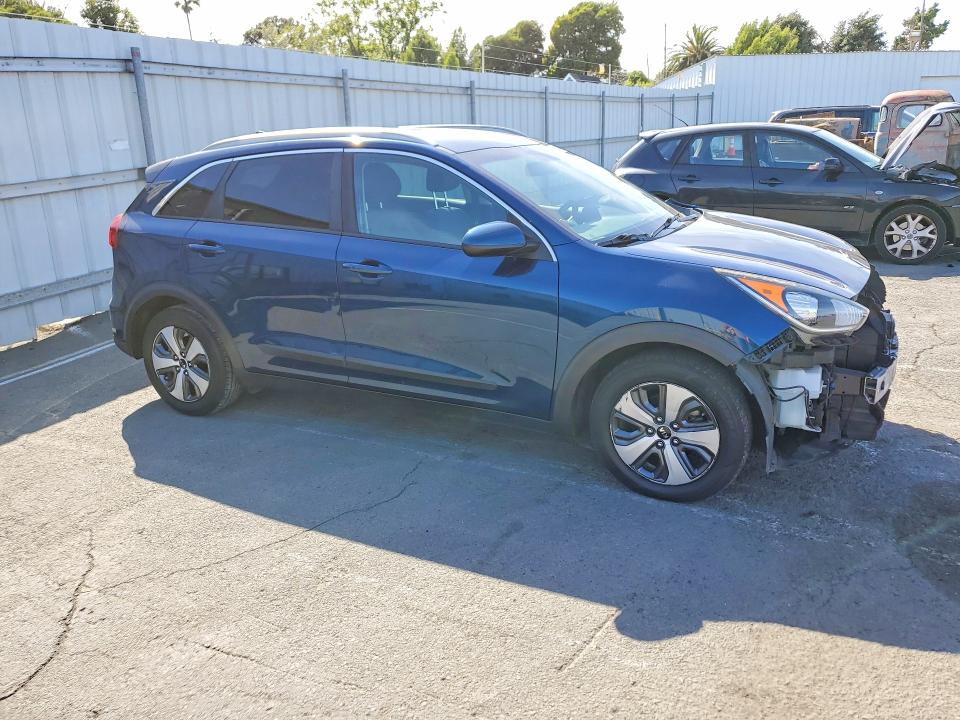 2018 Kia Niro VIN KNDCB3LC9J5138476 COPART salvage auction — FRONT END, Ca - Salvage Certificate, sold $2,050 on 2026-07-06 (photo 4)