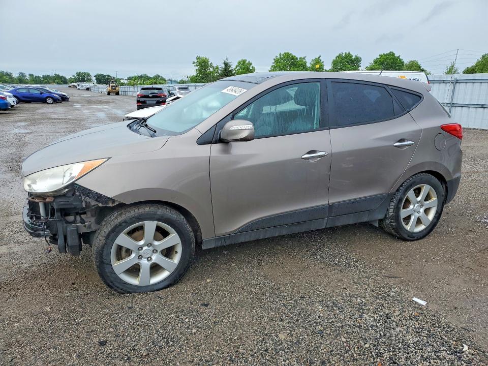 2012 Hyundai VIN KM8JUCAC7CU514570 COPART salvage auction — FRONT END, On - Permit Salvage, sold $400 on 2026-07-28 (photo 1)